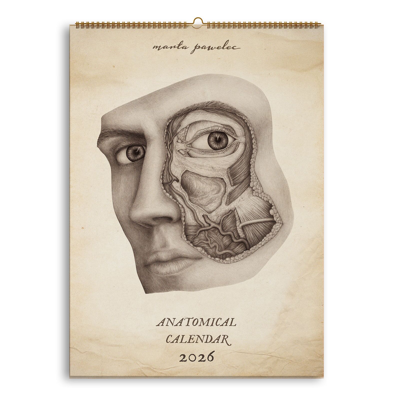 Kalendarz Anatomiczny 2026 - Edycja Vintage
